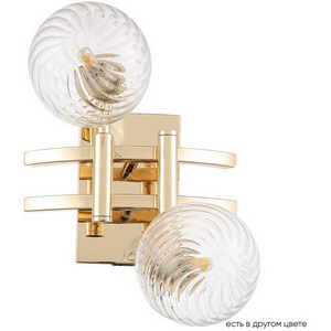 Изображение товара Настенный светильник Crystal Lux LUXURY AP2 GOLD (плафоны шарики)