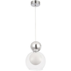 Изображение товара Подвесной светильник Crystal Lux MURCIA SP1.2 CHROME в форме шара
