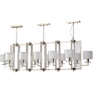 Изображение товара Подвесная люстра Crystal Lux NICOLAS SP12 L1600 GOLD/WHITE