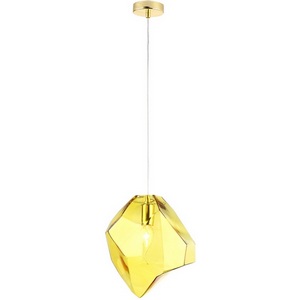 Изображение товара Подвесной светильник Crystal Lux NUESTRO SP1 GOLD/AMBER