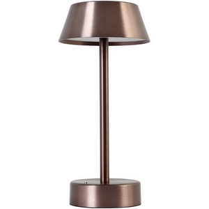 Изображение товара Настольная лампа светодиодная с выключателем и аккумулятором Crystal Lux SANTA LG1 COFFE