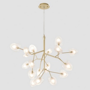 Изображение товара Подвесной светильник Crystal Lux SOLE SP20 GOLD листья