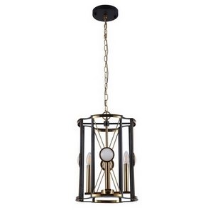 Изображение товара Подвесной светильник Crystal Lux TANDEM SP4 D410 GOLD в виде свечи