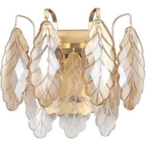 Изображение товара Бра хрусталь Crystal Lux TREVI AP2 BRASS листья