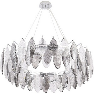 Изображение товара Подвесная люстра хрусталь Crystal Lux TREVI SP8 CHROME листья