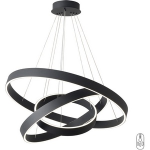 Изображение товара Подвесной светильник светодиодный кольцо с пультом Crystal Lux TRON SP158W LED BLACK