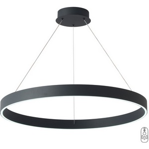 Изображение товара Подвесной светильник светодиодный кольцо с пультом Crystal Lux TRON SP70W LED BLACK