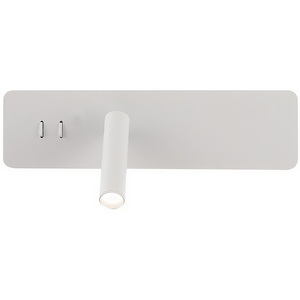 Изображение товара Настенный светильник со спотом с выключателем Crystal Lux VECTOR AP15W LED WH