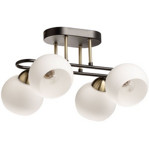 Изображение товара Люстра потолочная накладная с матовым плафоном на штанге De City Торес 110011804 (плафоны шарики)