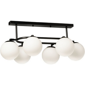 Изображение товара Люстра потолочная накладная с матовым плафоном на штанге De City Оливия 306016308 (плафоны шарики)