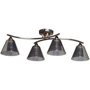 Изображение товара Люстра потолочная накладная с плафонами вниз на штанге De City Тетро 673019004