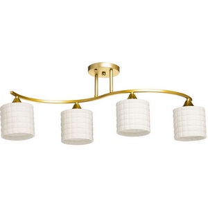 Изображение товара Люстра потолочная накладная с металлической арматурой на штанге De City Тетро 673019304