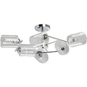 Изображение товара Люстра потолочная накладная с металлической арматурой на штанге DeMarkt Акцент 680012006