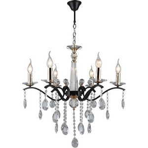 Изображение товара Подвесная люстра хрусталь De City Свеча 683014706 подсвечник с подвесками