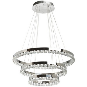 Изображение товара Каскадный подвесной светильник с ПДУ LED DeMarkt Глобула 690010603 кольцо