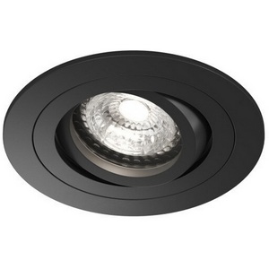 Изображение товара Точечный встраиваемый влагозащищенный светильник IP44 Denkirs Hydro DK2110-BK