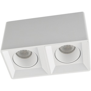 Изображение товара Потолочный светильник прямоугольный с пластиковой арматурой светодиодный Denkirs DK3030 DK3085-WH