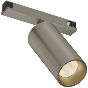 Изображение товара Трековый светильник LED для магнитного шинопровода Denkirs Shine Spot DK5741-DN 48V 10W темный никель