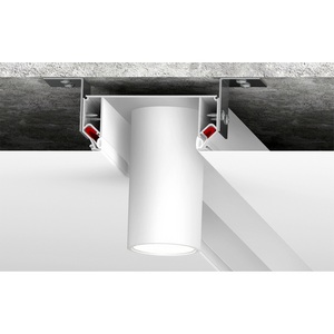 Изображение товара Профиль световая линия для создания декоративных ниш в натяжном потолке, алюминий, белый Denkirs Flod DK5850-WH