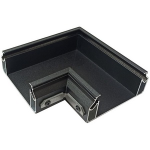 Изображение товара Угловой профиля для создания декоративных ниш в натяжном потолке, алюминий, черный Denkirs Flod DK5851-BK