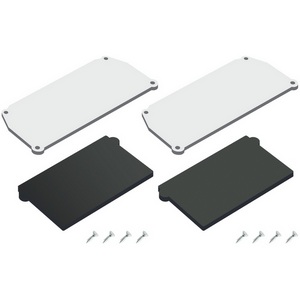 Изображение товара Комплект торцевых заглушек для профиля Flod, черный Denkirs Flod DK5852-BK