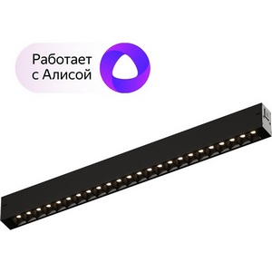 Изображение товара Трековый светильник с пультом однофазный 220V светодиодный Denkirs Smart DK8002-BK