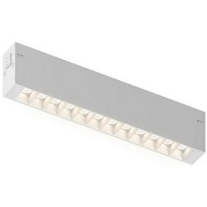 Изображение товара Трековый светильник светодиодный однофазный Denkirs Simple Grill DK8101-WH 220V 9W 3000K, белый