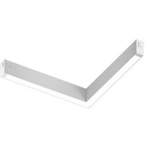 Изображение товара Трековый светильник угловой светодиодный однофазный Denkirs Simple Linear DK8214-WH 220V 18W 4000K, белый