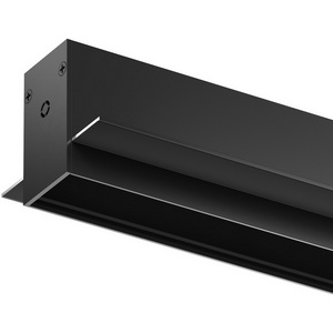 Изображение товара Встраиваемый однофазный шинопровод под гипсокартон 2м 220V, черный Denkirs Smart TR2012-BK