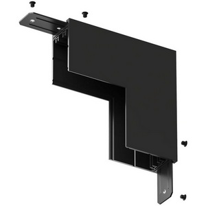 Изображение товара Угловое соединение стена-потолок накладной Smart, черный Denkirs Smart TR2108-BK