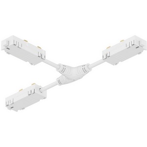 Изображение товара Гибкий Т-образный, электрический коннектор трека Denkirs TR2115-WH