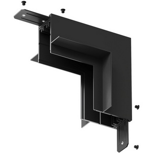 Изображение товара Угловое соединение стена-потолок встраиваемый Smart, черный Denkirs Smart TR2118-BK