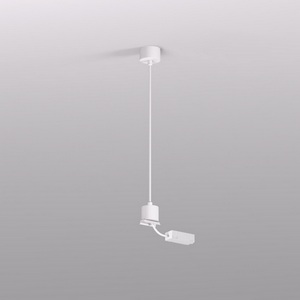 Изображение товара Подвод питания для подвесного монтажа трека Denkirs Smart Base TR2124-WH АС 220V, 5м, белый, алюминий