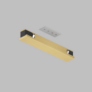 Изображение товара Коннектор прямой для трека Denkirs Shine Base TR5722-SB 48V сатинированная латунь