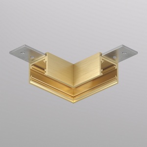 Изображение товара Угловой соединитель для трека Denkirs Shine Base TR5731-SB 90° потолок-потолок, сатинированная латунь