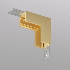 Изображение товара Угловой соединитель для трека Denkirs Shine Base TR5732-SB 90° стена-потолок, сатинированная латунь