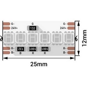 Изображение товара Светодиодная лента IP33 DesignLed Lux DSG8A240-24-RGB-33