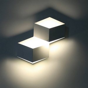 Изображение товара Настенный светильник светодиодный DesignLed Palmira GW-1101-2-6-BL-NW форма куба