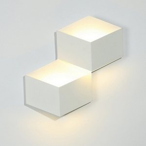 Изображение товара Настенный светильник светодиодный DesignLed Palmira GW-1101-2-6-WH-WW форма куба