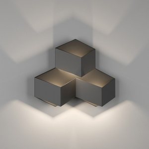 Изображение товара Настенный светильник светодиодный DesignLed Palmira GW-1101-3-9-BL-WW форма куба