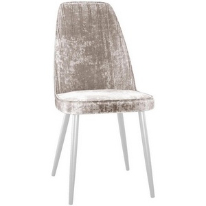 Изображение товара Стул DikLine 326 M02 бежевый, ножки белые арт.00-00073762