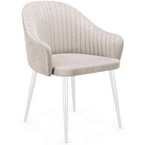 Изображение товара Стул DikLine 440 C103 крем, ножки белые арт.00-00073879
