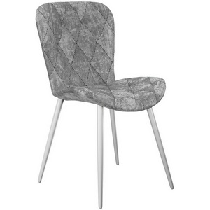 Изображение товара Стул DikLine 303 M13 светло-серый, ножки белые арт.00-00073893