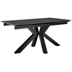 Изображение товара Стол DikLine SFE160 Керамика мрамор Бронза/подстолье черное/опоры черные (2 уп.) 00-00074554 00-00074554