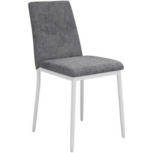 Изображение товара Стул DikLine 270 SB6 св.сер, ножки белые арт.00-00076721