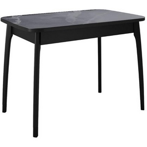 Изображение товара Стол DikLine MK40 Керамика Серый мрамор/подстолье черное/опоры черные