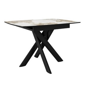 Изображение товара Стол DikLine DKB110, Керамика PANDORA глянец, опоры черные 00-00079871 (прямоугольная столешница)