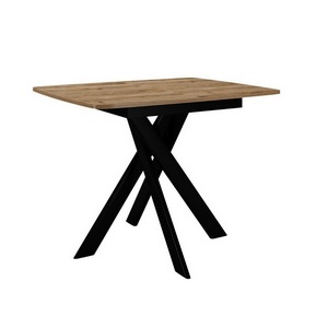 Изображение товара Стол DikLine DB110 Дуб галифакс/опоры черные 00-00079991 (прямоугольная столешница)