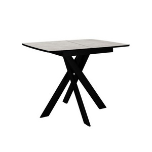 Изображение товара Стол DikLine DB110 Хромикс белый/опоры черные 00-00079992 (прямоугольная столешница)