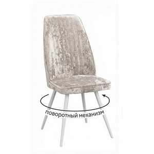 Изображение товара Стул DikLine 327 поворотный M02 бежевый, ножки белые 00-00084789